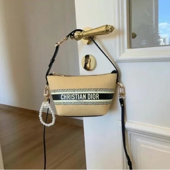 GWP Dior Beige Crossbody/Shoulder Bag - Picture 1 of 8